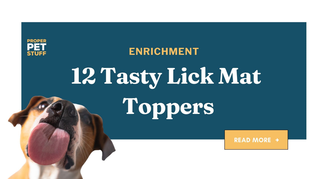 12 Tasty Lick Mat Toppings